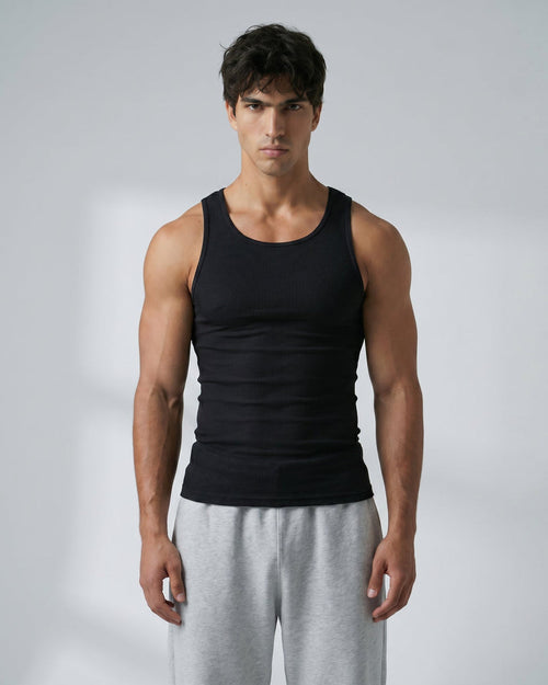 Camiseta de tirantes elástica